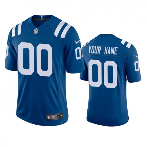 Indianapolis Colts Custom Royal 2020 Vapor Limited Jersey - Men\'s