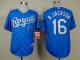mlb kansas city royals #16 b.jackson lt.blue jerseys