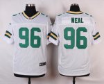 nike green bay packers #96 neal white elite jerseys