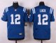 nike indianapolis colts #12 luck blue elite jerseys