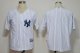 mlb new york yankees blank white jerseys (black strip)