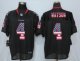 Men NFL Houston Texans #4 Deshaun Watson Nike Black 2017 Draft Pick USA Flag Fashion Elite Jerseys