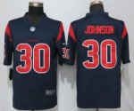 Men's Houston Texans #30 Kevin Johnson Navy Color Rush Limited Nike NFL Jerseys