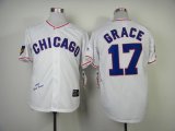 mlb chicago cubs #17 grace white 1968 jerseys