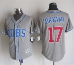 mlb jerseys Chicago Cubs #17 Bryant Grey Alternate Road New Co