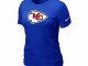 Women Kansas City Chiefs Blue T-Shirts