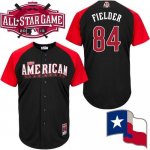 Rangers #84 Prince Fielder Black 2015 All-Star American League S