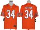 nike nfl chicago bears #34 payton orange jerseys [game]
