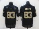 Men Oakland Raiders #83 Darren Waller Olive Gold 2020 Salute To Service Limited Jersey