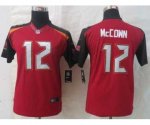 nike youth nfl tampa bay buccaneers #12 mccown red [nike limited