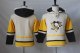 Men NHL Pittsburgh Penguins Blank Cream Gold Sawyer Hooded Sweatshirt Stitched NHL Jersey