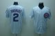 Baseball Jerseys chicago cubs #2 theriot white(blue strip)