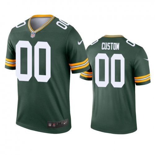 Green Bay Packers Custom Green Legend Jersey - Men\'s