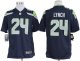 nike nfl seattle seahawks #24 marshawn lynch blue jerseys [game]