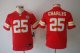nike youth nfl kansas city chiefs #25 charles red [nike limited]