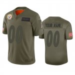 Pittsburgh Steelers Custom Camo 2019 Salute to Service Limited Jersey