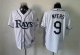 mlb tampa bay rays #9 wil myers white jerseys