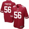 Men's San Francisco 49ers #56 Reuben Foster Nike Red Game NFL Jerseys