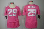 nike women nfl dallas cowboys #29 murray pink [breast cancer awa