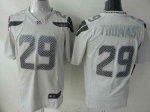 nike nfl seattle seahawks #29 thomasiii grey jerseys