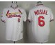 mlb st.louis cardinals #6 musial lt white m&n jerseys