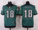 nike philadelphia eagles #18 bailey elite green jerseys