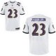 Men's NFL Baltimore Ravens #23 Tony Jefferson Nike White Stitched Game Jerseys