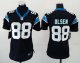 Women Nike Carolina Panthers #88 Greg Olsen Black jerseys