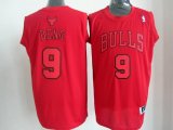 nba chicago bulls #9 deng red jerseys [fullred]