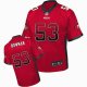 nike nfl san francisco 49ers #53 bowman red [elite drift fashion
