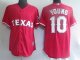 Baseball Jerseys texans rangers #10 young red