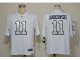 nike nfl oakland raiders #11 janikowski white jerseys [game grey