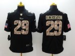 nike nfl st.louis rams #29 eric dickerson black salute to servic