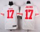 nike san francisco 49ers #17 jacobs white elite jerseys