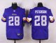nike minnesota vikings #28 peterson purple elite jerseys