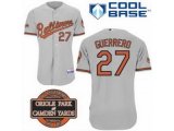 mlb baltimore orioles #27 guerrero grey cool base [20th annivers