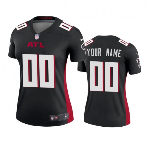 Atlanta Falcons Custom Black 2020 Legend Jersey - Women\'s