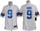 nike nfl dallas cowboys #9 romo grey white jerseys [nike limited