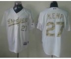 mlb los angeles dodgers #27 demp white jerseys [number camo]