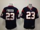nike nfl houston texans #23 arian foster blue jersey [game]