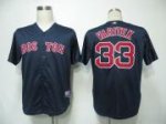 MLB Boston Red Sox #33 Varitek Dark Blue