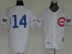 Baseball Jerseys chicago cubs #14 banks m&n white