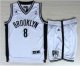 nba Brooklyn Nets #8 williams white [revolution 30 swingman Suit
