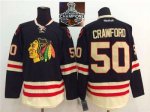 NHL Chicago Blackhawks #50 Corey Crawford Black 2015 Stanley Cup