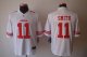 nike nfl san francisco 49ers #11 smith white jerseys [nike limit