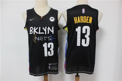 Basketball Jerseys Brooklyn Nets #13 James Harden Black 2020-21 City City Edition Men\'s Jersey