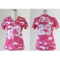 nike women nfl houston texans #23 foster pink [fashion camo]