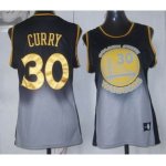 women nba golden state warriors #30 curry black and grey jerseys