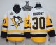 Men Pittsburgh Penguins #30 Matt Murray White New Away 2017 Stanley Cup Finals Champions Stitched NHL Jersey