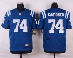nike indianapolis colts #74 castonzo blue elite jerseys